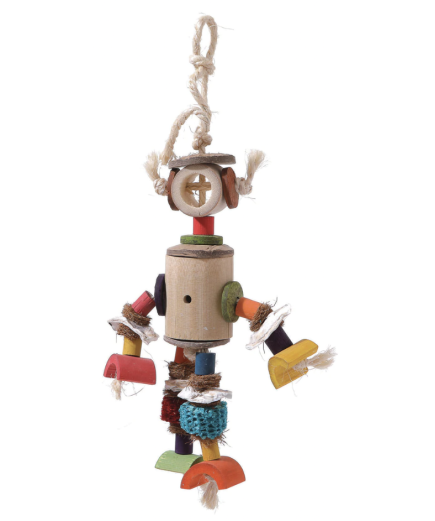 Adventure Bound Bamboo Man Parrot Toy
